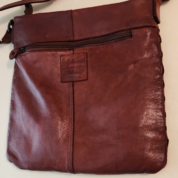 Vintage Ashwood Brown Woven Leather Purse 1986 London - Picture 6 of 6